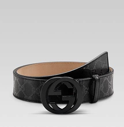 gucci riem heren black on black|Men's Designer Belts: Luxury Leather Belts .